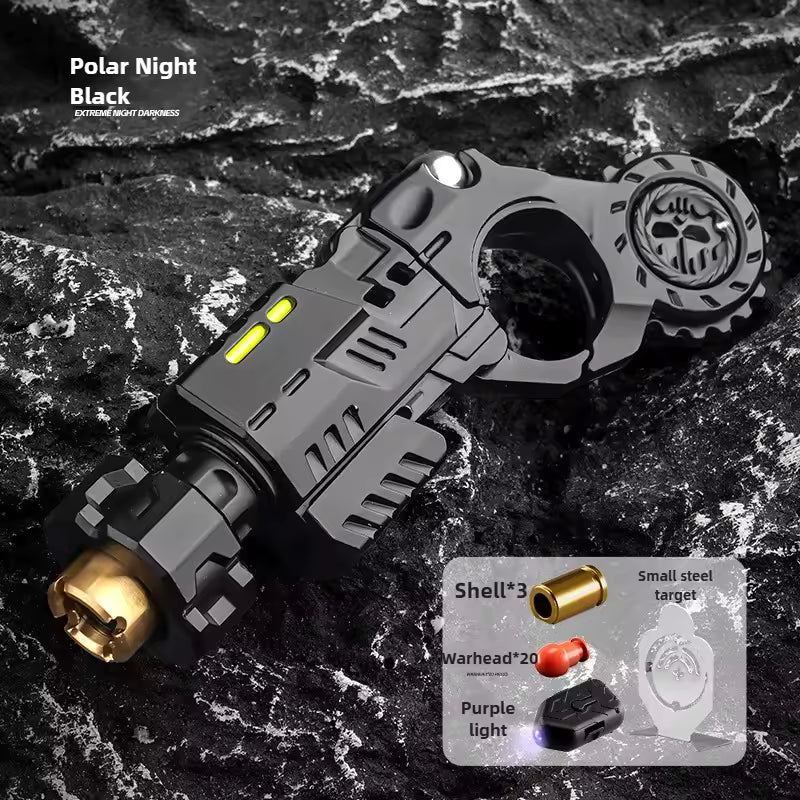 Shell-Ejecting Alloy Toy Pistol Set
