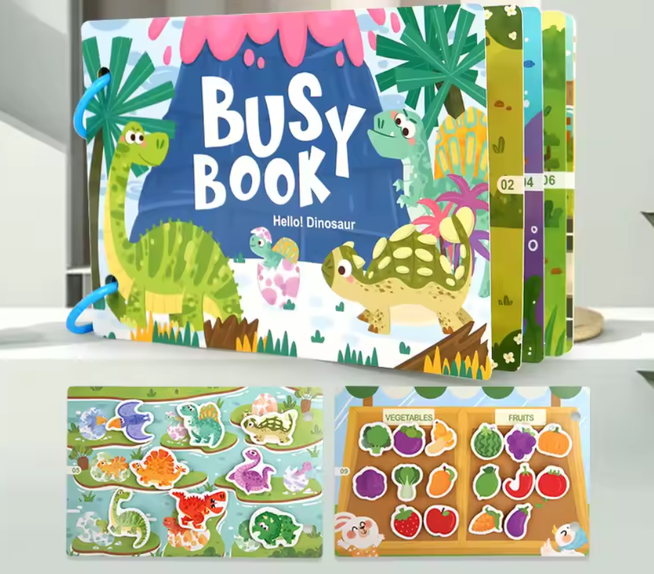 Sticker Quiet Book for Kids