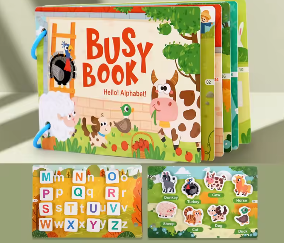 Sticker Quiet Book for Kids