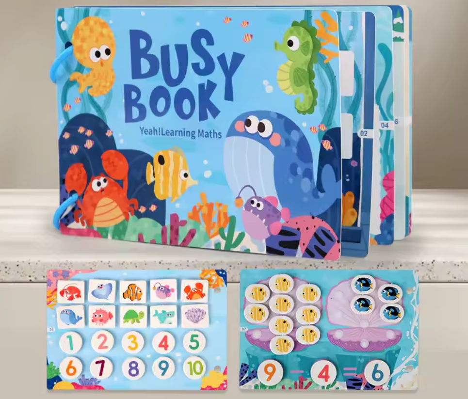 Sticker Quiet Book for Kids