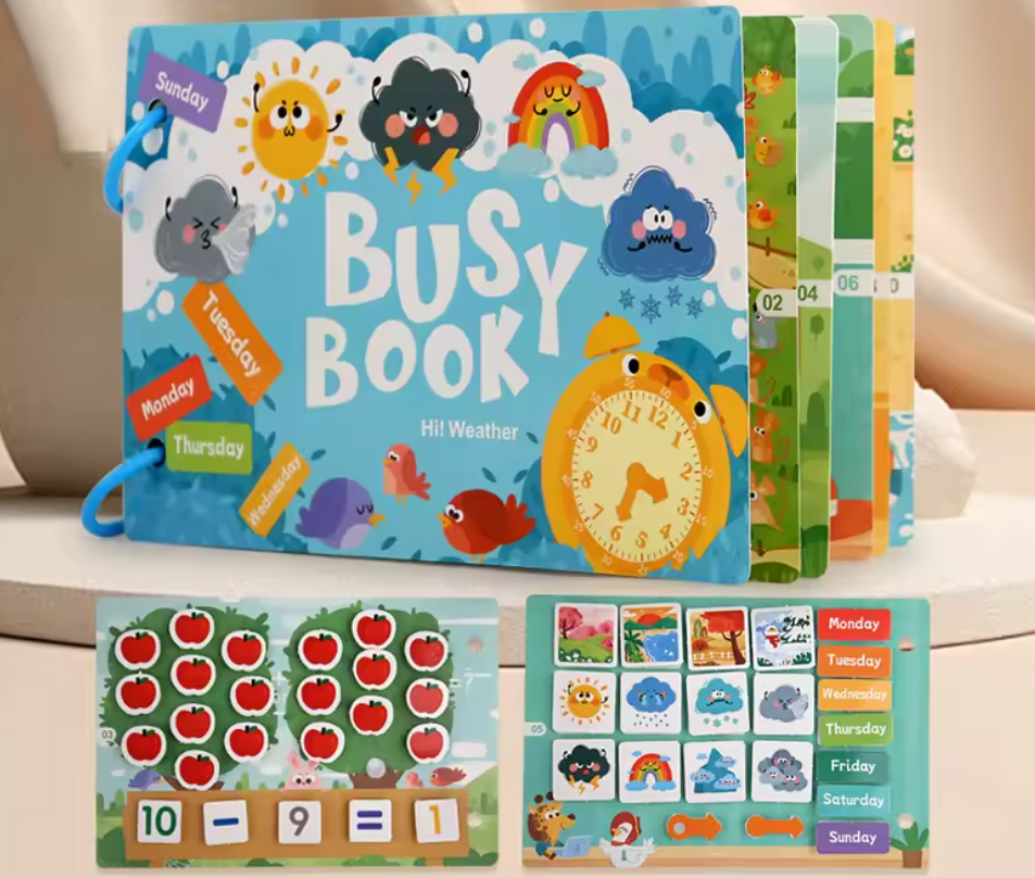 Sticker Quiet Book for Kids
